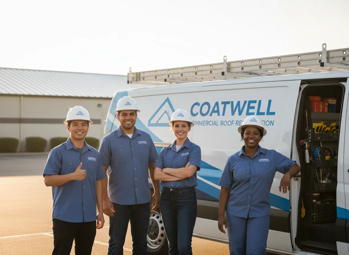 Commercial roof coating company in Rockwood, IL